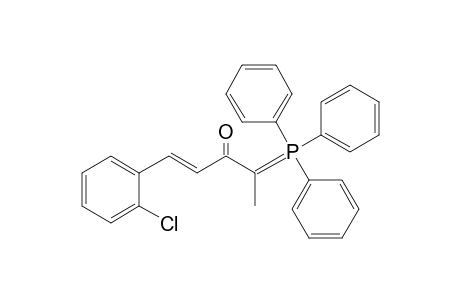 (E)-1-(2-chlorophenyl)-4-triphenylphosphoranylidene-1-penten-3-one