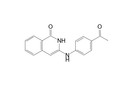 2H-Isoquinolin-1-one, 3-(4-acetylphenylamino)-