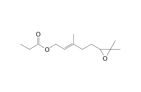 3,7-Dimethyl-6,7-epoxy-2-octen-1-yl propionate