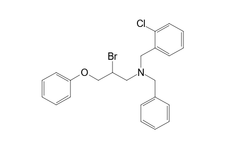 N-Benzyl-N-(2-chlorobenzyl)-N-(2-bromo-3-phenoxypropyl)amine