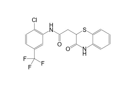 2H-1,4-benzothiazine-2-acetamide, N-[2-chloro-5-(trifluoromethyl)phenyl]-3,4-dihydro-3-oxo-