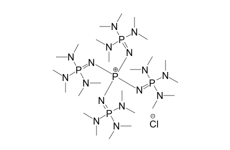 Tetrakis[tris(dimethylamino)phosphoranylidenamino]phosphonium chloride