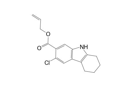 1H-Carbazole-7-carboxylic acid, 6-chloro-2,3,4,9-tetrahydro-, 2-propenyl ester