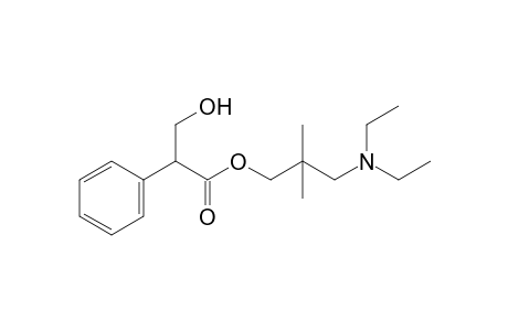 3-hydroxyatropic acid, 3-(N,N-diethylamino)-2,2-dimethylpropyl ester