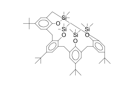 5,11,17,23,29,35,41,47-Octa-tert-butyl-49,50,51,52,53,54,55,56-octakis(trimethylsilyloxy)-calix(8)arene half molecule