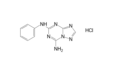 7-amino-5-anilino-s-triazolo[1,5-a]-s-triazine, monohydrochloride