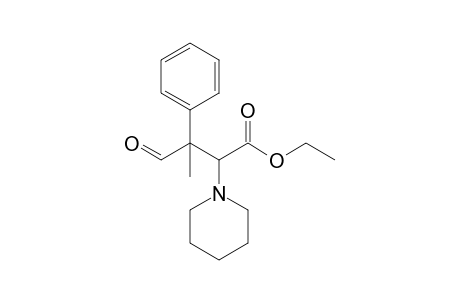 Ethyl 2-(piperidin-1'-yl)-3-phenyl-3-methyl-4-oxobutyrate