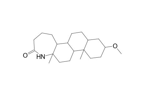 2H-Phenanthro[2,1-b]azepin-2-one, 1,3,4,5,5a.alpha.,5b.beta.,6,7,7a.alpha.,8,9,10,11,11a,11b.alpha.,12,13,13a-octadecahydro-9.beta.-methoxy-11a.beta.,13a.beta.-dimethyl-