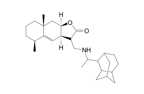 5,8a-dimethyl-3-[[1-(octahydro-2,5-methano-inden-4-yl)-ethylamino]-methyl]-3a,5,6,7,8,8a,9,9a-octahydro-3H-naphtho[2,3-b]furan-2-one