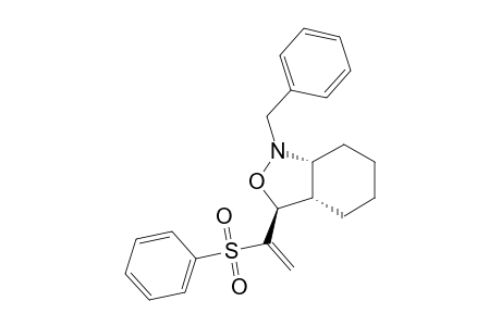 (3S*,3aS*,7aR*)-1-(Phenylmethyl)-3-[1-(phenylsulfonyl)ethenyl]hexahydro-2,1-benzisoxazoline