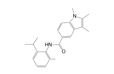 N-(2-isopropyl-6-methylphenyl)-1,2,3-trimethyl-1H-indole-5-carboxamide