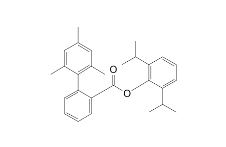 2,6-Diisopropylphenyl 2',4',6'-trimethylbiphenyl-2-carboxylate