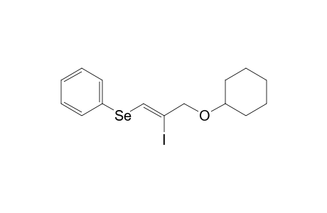 (Z)-3-Cyclohexoxy-2-iodopropenyl phenyl selenide