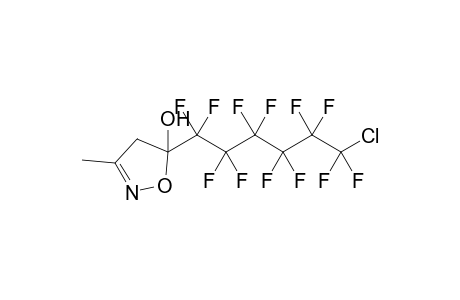 5-(6-Chloro-1,1,2,2,3,3,4,4,5,5,6,6-dodecafluoro-hexyl)-3-methyl-2-isoxazolin-5-ol