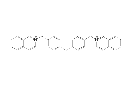 2-[4-[4-(isoquinolin-2-ium-2-ylmethyl)benzyl]benzyl]isoquinolin-2-ium
