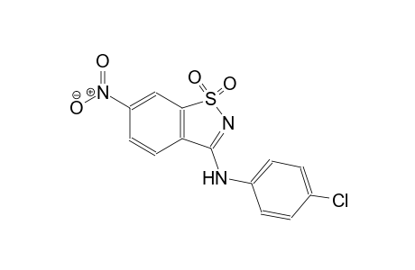 N-(4-chlorophenyl)-6-nitro-1,2-benzisothiazol-3-amine 1,1-dioxide