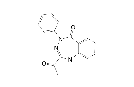 2-ACETYL-4-PHENYL-1,4-DIHYDRO-1H-1,3,4-BENZOTRIAZEPIN-5-ONE