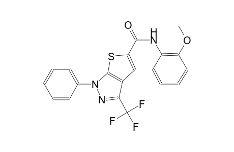 1H-thieno[2,3-c]pyrazole-5-carboxamide, N-(2-methoxyphenyl)-1-phenyl-3-(trifluoromethyl)-