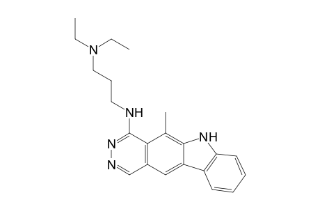 Diethyl-[3-[(5-methyl-6H-pyridazino[4,5-b]carbazol-4-yl)amino]propyl]amine