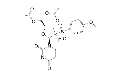 3',5'-DI-O-ACETYL-2'-DEOXY-2'-FLUORO-2'-[(4-METHOXYPHENYL)-SULFONYL]-URIDINE