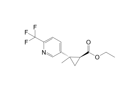 Ethyl (1S,2S)-2-methyl-2-(6-(trifluoromethyl)pyridin-3-yl)cyclopropane-1-carboxylate