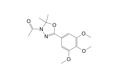 1,3,4-oxadiazole, 3-acetyl-2,3-dihydro-2,2-dimethyl-5-(3,4,5-trimethoxyphenyl)-