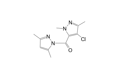 4-chloro-5-[(3,5-dimethyl-1H-pyrazol-1-yl)carbonyl]-1,3-dimethyl-1H-pyrazole