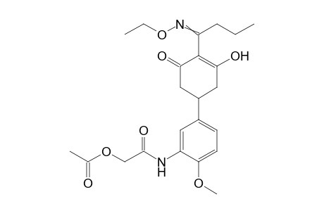 Acetamide, 2-(acetyloxy)-N-[5-[4-[1-(ethoxyimino)butyl]-3-hydroxy-5-oxo-3-cyclohexen-1-yl]-2-methoxyphenyl]-