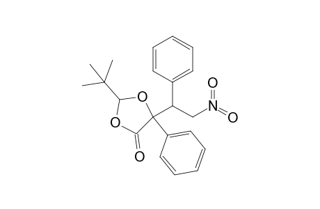 2-tert-Butyl-5-phenyl-5-(2-nitro-1-phenylethyl)-1,3-dioxolan-4-one