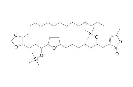4,14-Trimethylsilyl-17,18-formaldehyde acetal derivative gigantetrocin A