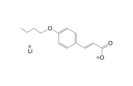 lithium (2E)-3-(4-butoxyphenyl)-2-propenoate
