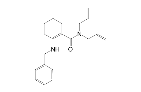 2-(benzylamino)-N,N-bis(prop-2-enyl)cyclohexene-1-carboxamide