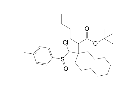 tert-Butyl 2-{1-[chloro(p-tolylsulfinyl)methyl]cyclodecyl}hexanoate