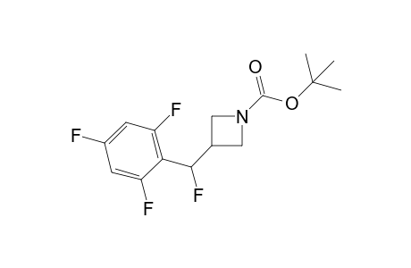 tert-butyl 3-[fluoro(2,4,6-trifluorophenyl)methyl]azetidine-1-carboxylate
