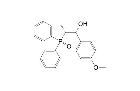 Benzenemethanol, .alpha.-[1-(diphenylphosphinyl)ethyl]-4-methoxy-, (R*,R*)-(.+-.)-