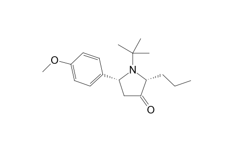 (cis)-1-tert-Butyl-5-(4-methoxy-phenyl)-2-propyl-pyrrolidin-3-one