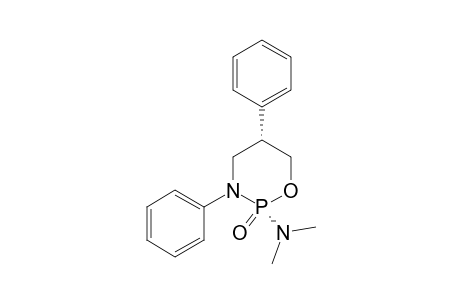 2H-1,3,2-Oxazaphosphorin-2-amine, tetrahydro-N,N-dimethyl-3,5-diphenyl-, 2-oxide, cis-