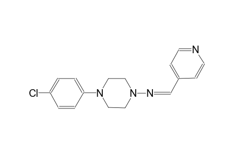 1-piperazinamine, 4-(4-chlorophenyl)-N-(4-pyridinylmethylene)-