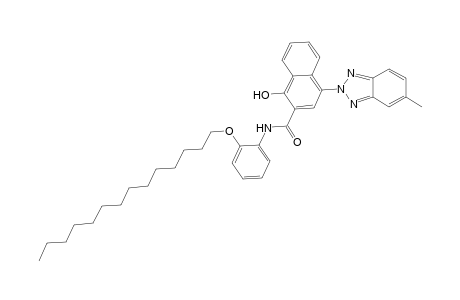 2-Naphthalenecarboxamide, 1-hydroxy-4-(5-methyl-2H-1,2,3-benzotriazol-2-yl)-N-[2-(tetradecyloxy)phenyl]-