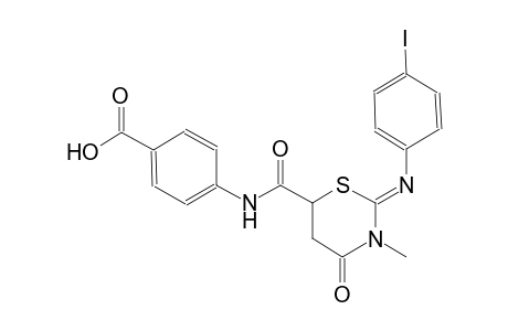 benzoic acid, 4-[[[(2Z)-tetrahydro-2-[(4-iodophenyl)imino]-3-methyl-4-oxo-2H-1,3-thiazin-6-yl]carbonyl]amino]-