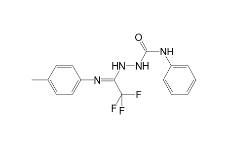 Benzene, 1-methyl-4-[[2,2,2-trifluoro-1-[2-[(phenylamino)carbonyl]hydrazino]ethylidene]amino]-