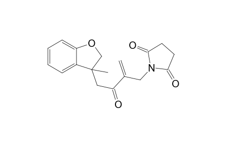 1-{2-[2-(3-Methyl-2,3-dihydrobenzo[b]furan-3-yl)acetyl]allyl}-2,5-pyrrolidinedione
