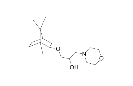 1-(4-Morpholinyl)-3-[(1,7,7-trimethylbicyclo[2.2.1]hept-2-yl)oxy]-2-propanol