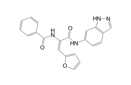 N-{(E)-2-(2-furyl)-1-[(1H-indazol-6-ylamino)carbonyl]ethenyl}benzamide