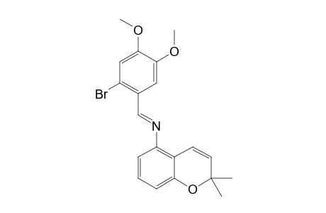 N-(2,2-DIMETHYLCHROMEN-5-YL)-2-BROMO-4,5-DIMETHOXYPHENYLMETHANIMINE