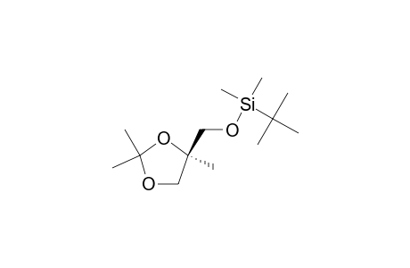 Silane, (1,1-dimethylethyl)dimethyl[(2,2,4-trimethyl-1,3-dioxolan-4-yl)methoxy]-, (R)-