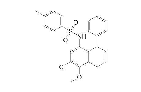 1-Phenyl-5-methoxy-6-chloro-8-(tosylamino)-1,4-dihydronaphthalene