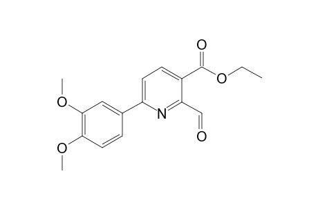 Ethyl 2-Formyl-6-(3,4-dimethoxyphenyl)-3-nicotinates