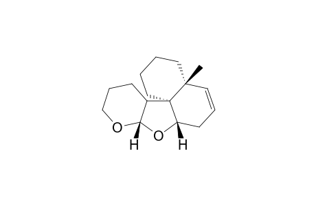 4a-Methyl-2,3,4,4a,7,7a,8a,11,12.12a-decahydro-1H,10H-benzo[d]pyrano[2,3-b]benzofuran