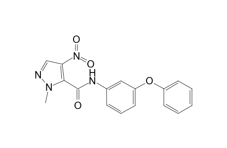 1-Methyl-4-nitro-N-(3-phenoxyphenyl)-1H-pyrazole-5-carboxamide